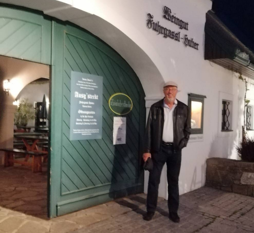 der saxophonist am weingut